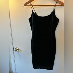 Bright green dress for parties, evening occasions